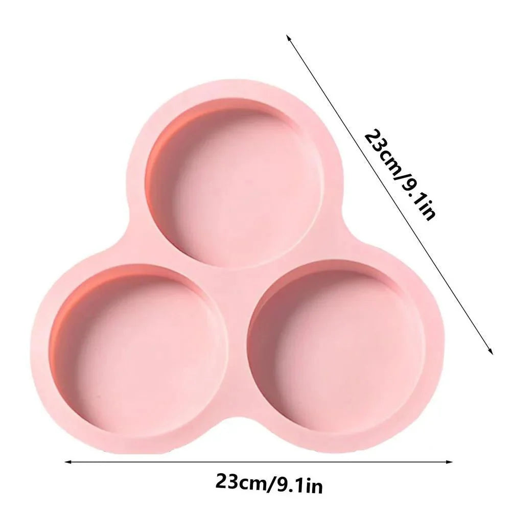 MORNINGSERVE – Silicone Air Fryer Egg Mold with 3 Cavities for Easy Breakfasts