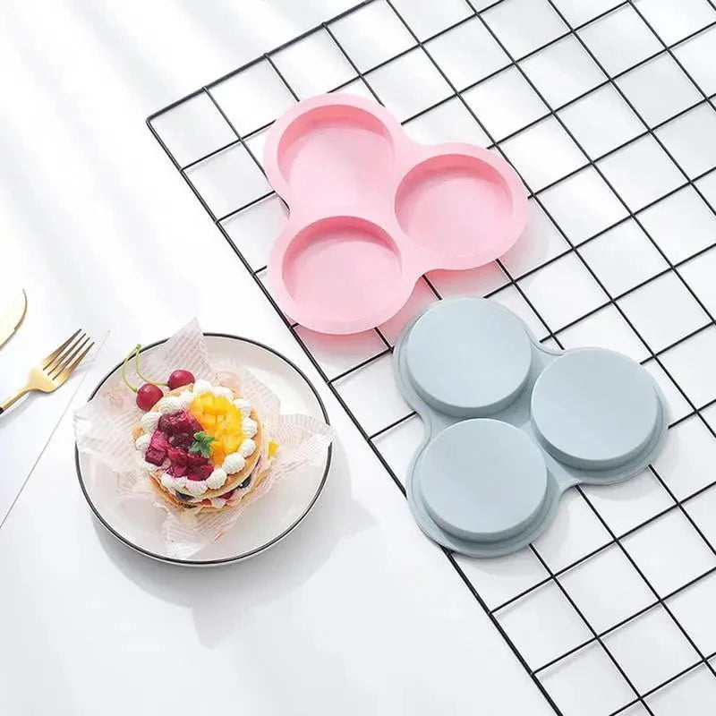 MORNINGSERVE – Silicone Air Fryer Egg Mold with 3 Cavities for Easy Breakfasts