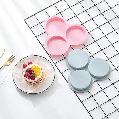 MORNINGSERVE – Silicone Air Fryer Egg Mold with 3 Cavities for Easy Breakfasts