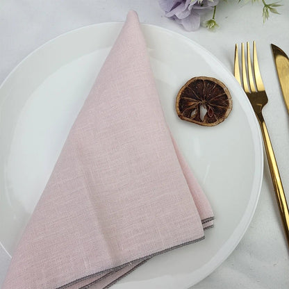 NATURALTHREAD – Elegant 100% Linen Table Napkins for Effortless Dining