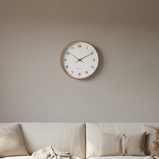 NordicTimber – Wooden Wall Clock with Silent Movement