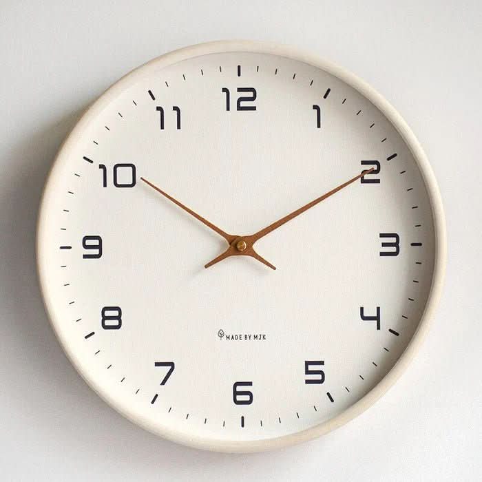 NordicTimber – Wooden Wall Clock with Silent Movement