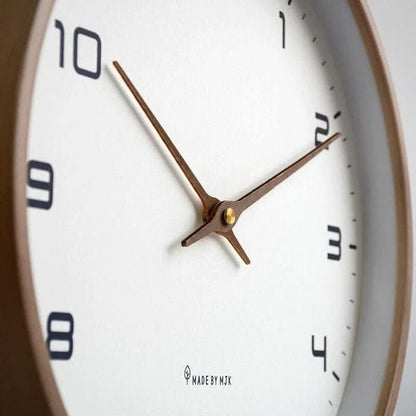 NordicTimber – Wooden Wall Clock with Silent Movement