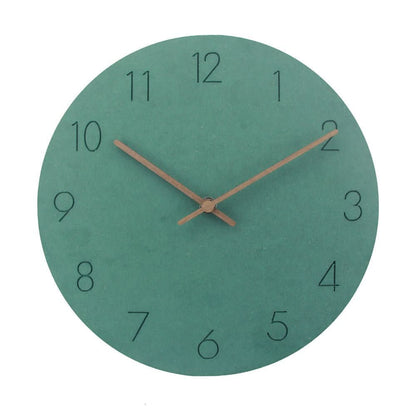 NORDILO – Silent Scandinavian Wall Clock in Natural Wood for Modern Interiors
