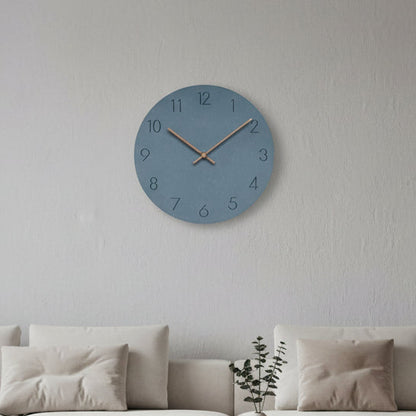 NORDILO – Silent Scandinavian Wall Clock in Natural Wood for Modern Interiors