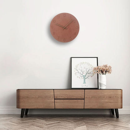 NORDILO – Silent Scandinavian Wall Clock in Natural Wood for Modern Interiors