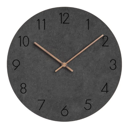 NORDILO – Silent Scandinavian Wall Clock in Natural Wood for Modern Interiors