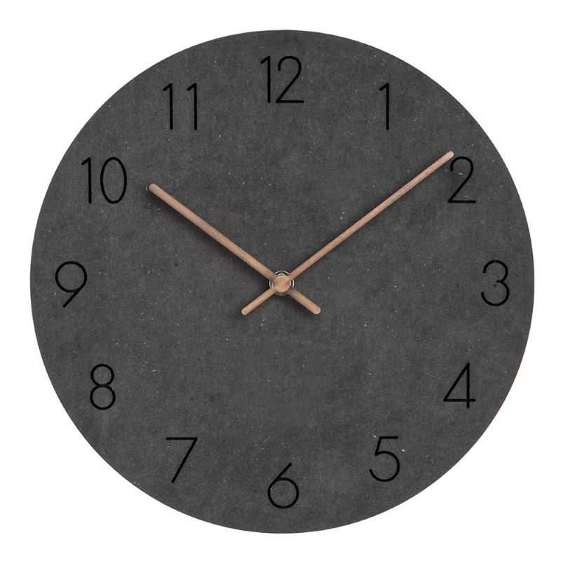 NORDILO – Silent Scandinavian Wall Clock in Natural Wood for Modern Interiors