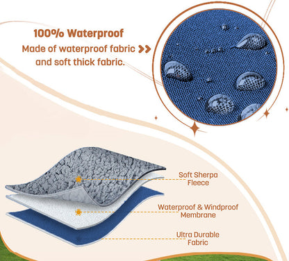 Tirrinia Large Couple Blanket Waterproof 59''*79''