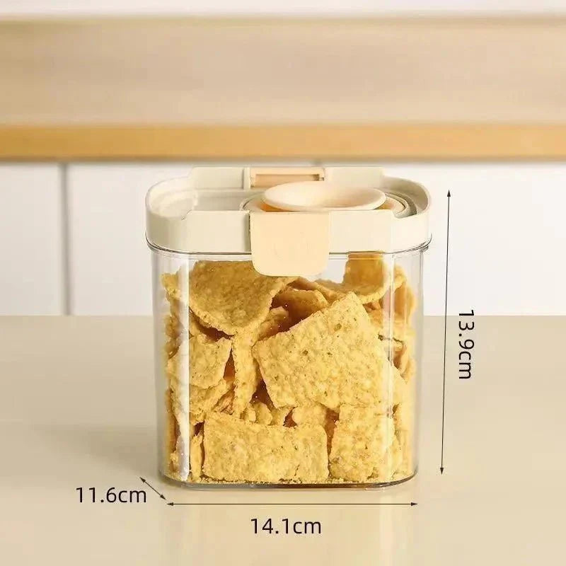 PANTRYLOCK – Airtight Storage Jars Set for Fresh Pantry Organization