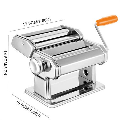 PASTACRAFT – Manual Pasta Maker Machine with 7 Thickness Settings for Homemade Pasta
