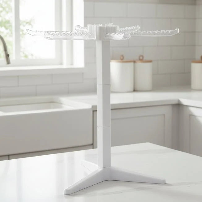 PASTAPOLE – Space-Saving Pasta Drying Rack with Anti-Slip Support