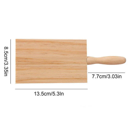 PASTAWOOD – Beechwood Gnocchi Board Pasta Tool with Comfortable Handle