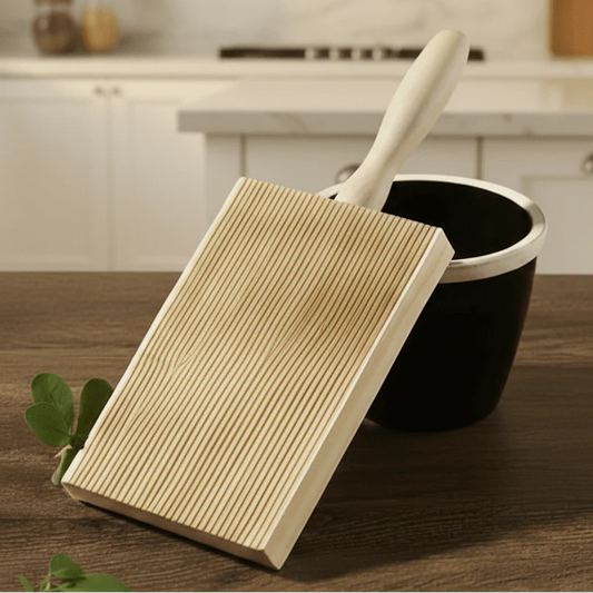 PASTAWOOD – Beechwood Gnocchi Board Pasta Tool with Comfortable Handle