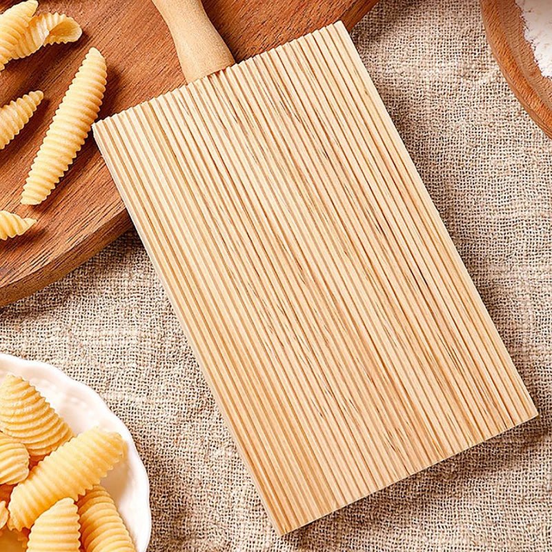 PASTAWOOD – Beechwood Gnocchi Board Pasta Tool with Comfortable Handle