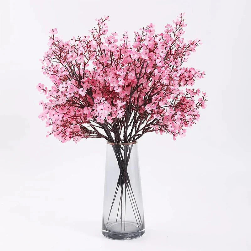 PETALISSE – Elegant Pink Cherry Blossom Artificial Flowers for Soft Decor