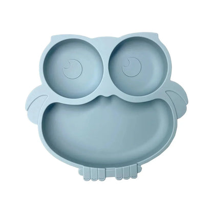 PLAYBITE PLATE – Eco-Friendly Silicone Suction Plate for Toddlers with Cartoon Design (BPA Free)
