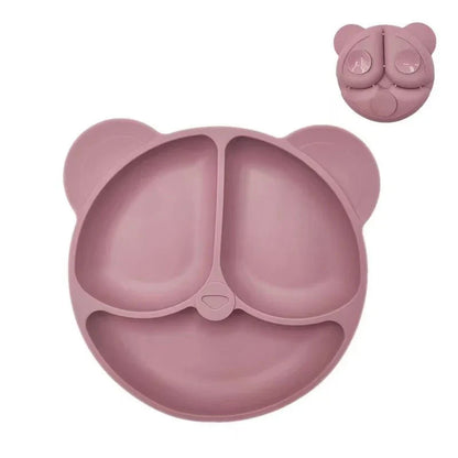 PLAYBITE PLATE – Eco-Friendly Silicone Suction Plate for Toddlers with Cartoon Design (BPA Free)