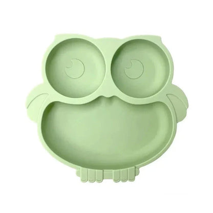 PLAYBITE PLATE – Eco-Friendly Silicone Suction Plate for Toddlers with Cartoon Design (BPA Free)