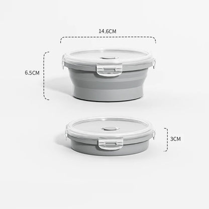 PREPBOXA PANTRYX – Collapsible Silicone Meal Prep Containers for Easy Storage