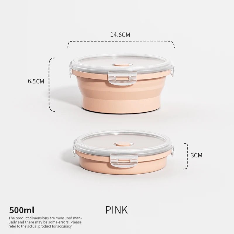 PREPBOXA PANTRYX – Collapsible Silicone Meal Prep Containers for Easy Storage