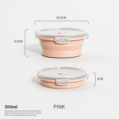 PREPBOXA PANTRYX – Collapsible Silicone Meal Prep Containers for Easy Storage