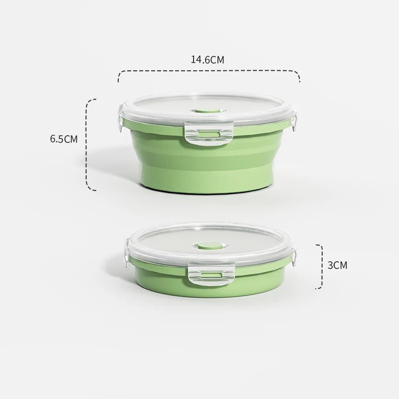 PREPBOXA PANTRYX – Collapsible Silicone Meal Prep Containers for Easy Storage