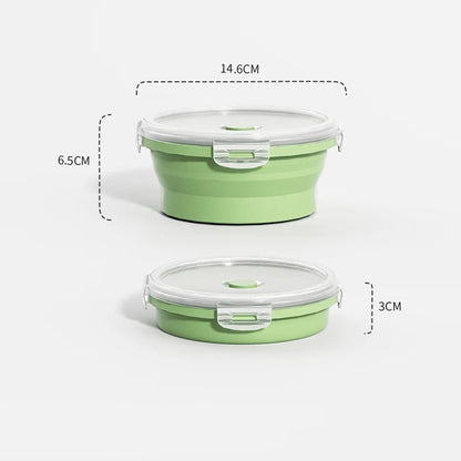 PREPBOXA PANTRYX – Collapsible Silicone Meal Prep Containers for Easy Storage
