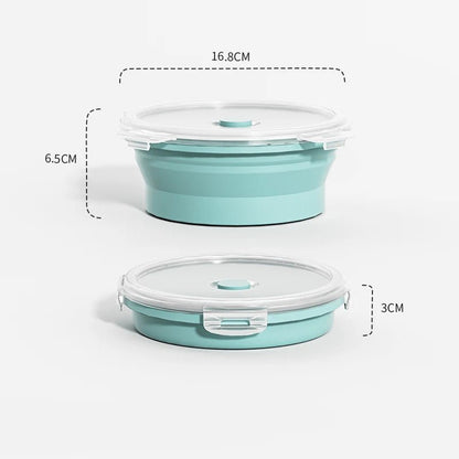 PREPBOXA PANTRYX – Collapsible Silicone Meal Prep Containers for Easy Storage