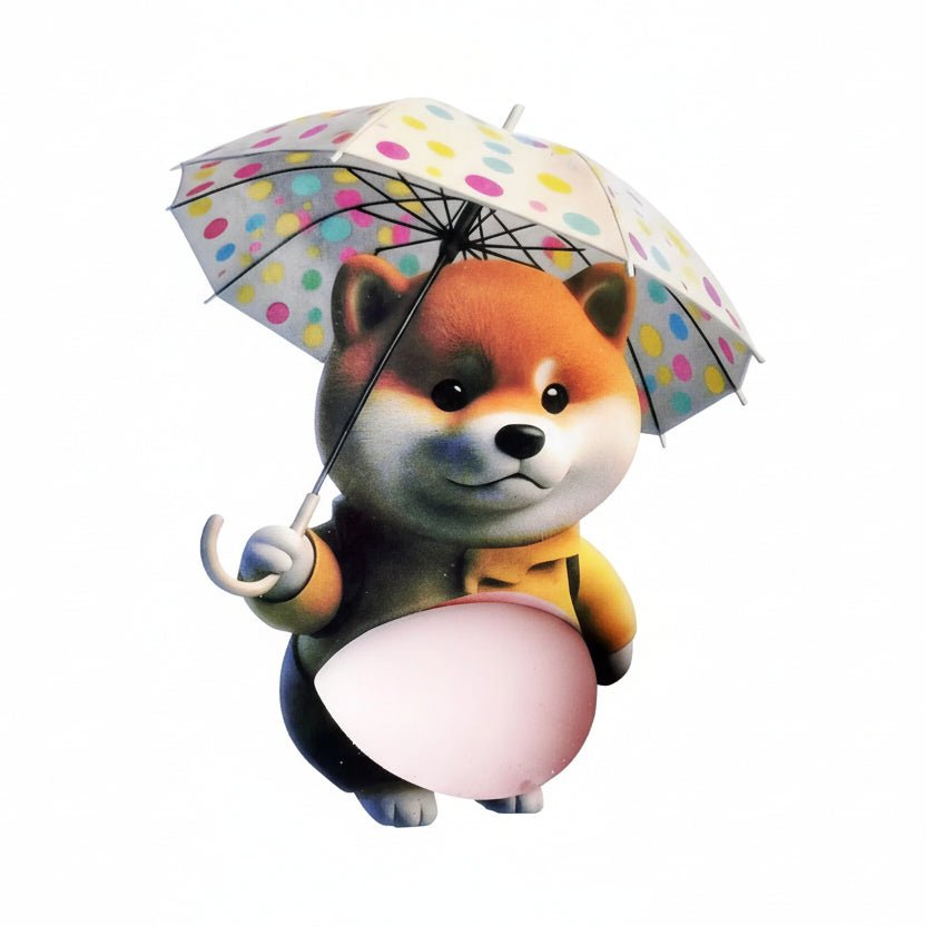 PUPPILO – Cute Shiba Dog Silicone Sticker Protector for Scratch & Impact Protection