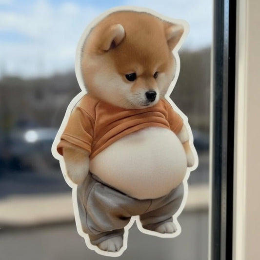 PUPPILO – Cute Shiba Dog Silicone Sticker Protector for Scratch & Impact Protection