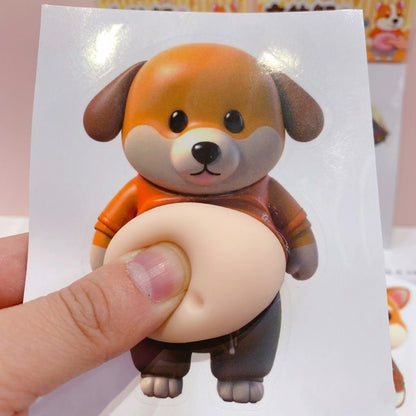 PUPPILO – Cute Shiba Dog Silicone Sticker Protector for Scratch & Impact Protection