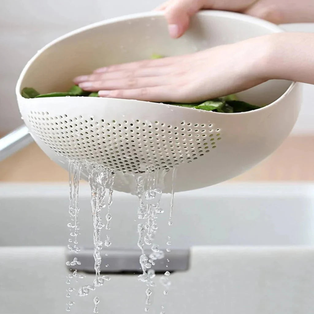 RINSEBOWL – Dual Layer Colander for Washing & Straining