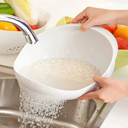 RINSEBOWL – Dual Layer Colander for Washing & Straining