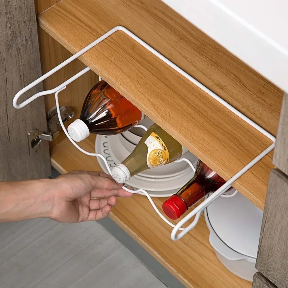 ROLLCOOL – Space-Saving Rolling Bottle Holder for Organized Fridge Storage