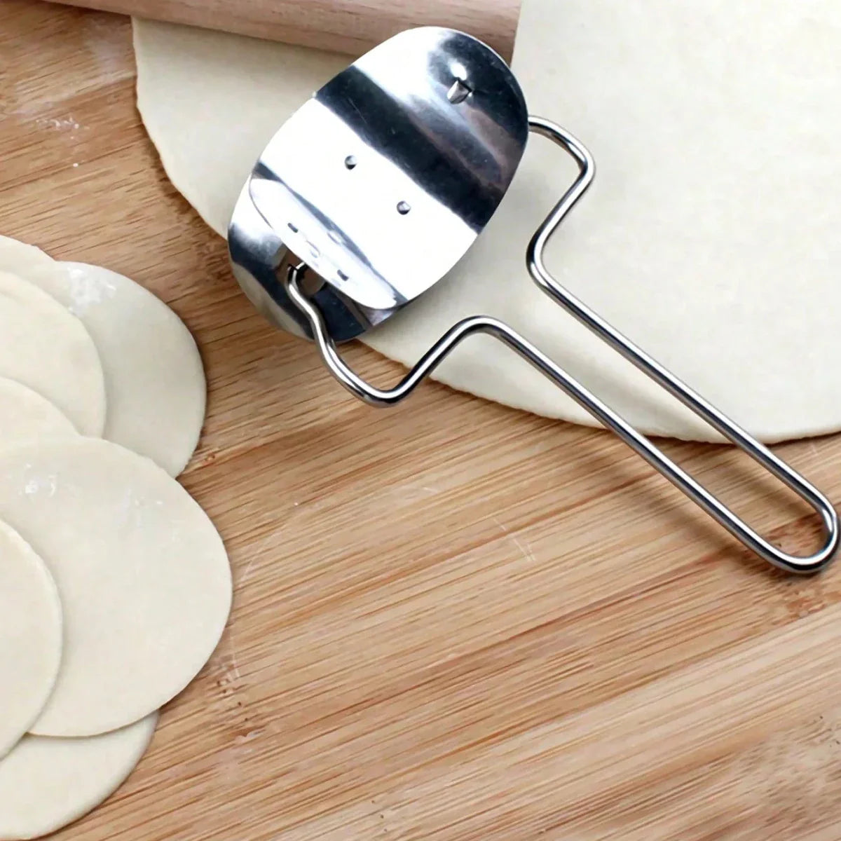ROLLCUT – Premium Dough Cutter & Rolling Tool with Stainless Steel Blade