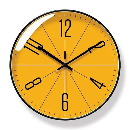 HUSKLOK – Silent Nordic Wall Clock with Minimalist Design