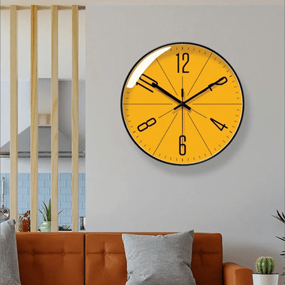 HUSKLOK – Silent Nordic Wall Clock with Minimalist Design