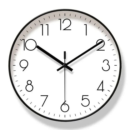 HUSKLOK – Silent Nordic Wall Clock with Minimalist Design
