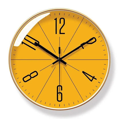 HUSKLOK – Silent Nordic Wall Clock with Minimalist Design