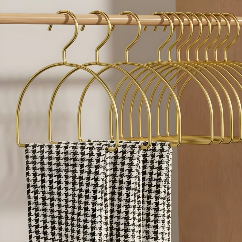 SCARVÉA – Curved Non-Slip Scarf Hanger Set of 4 for Neat Accessory Storage