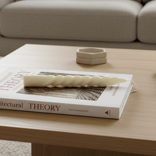 SERENWICK – Elegant Twisted Taper Candles for Calm Ambient Lighting