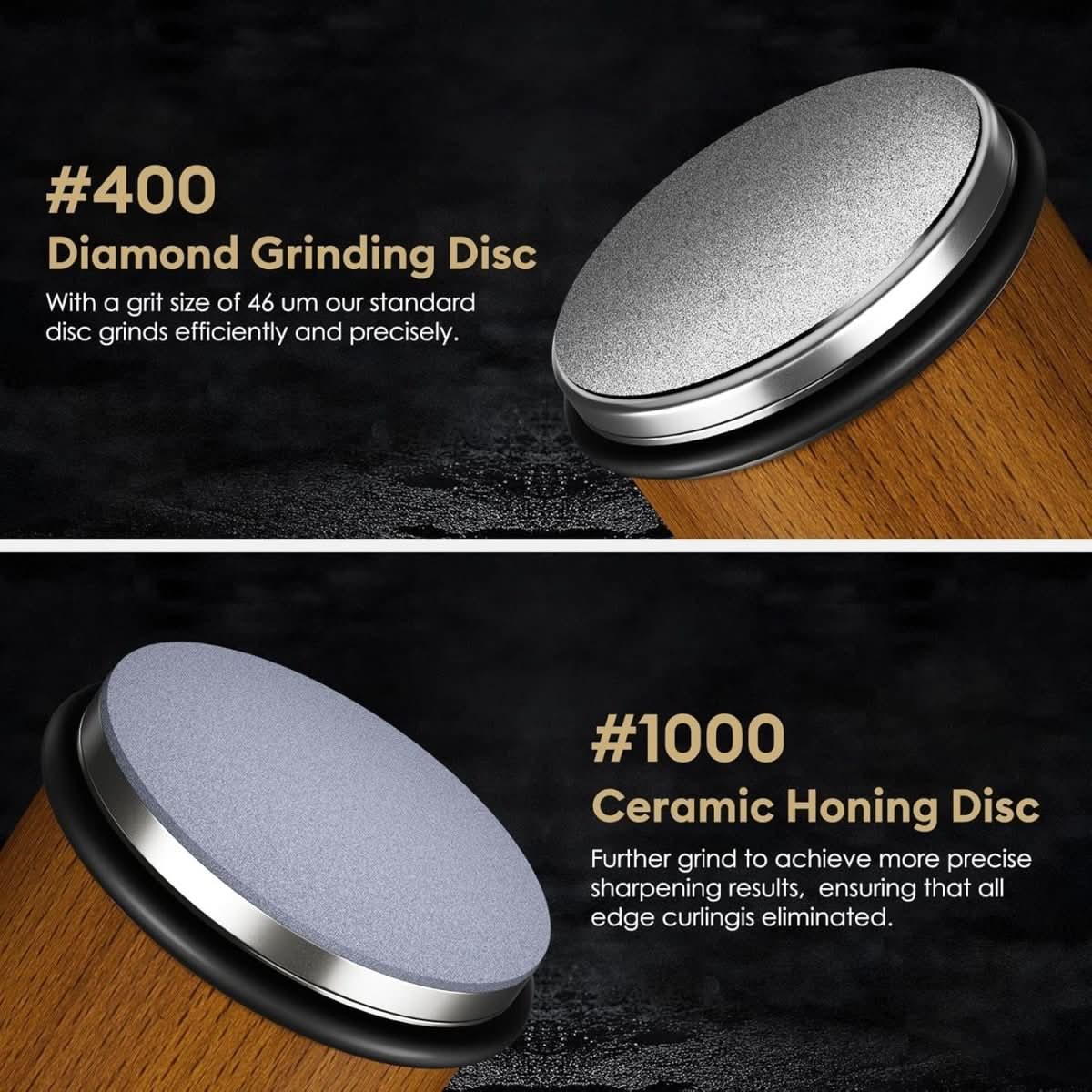Sharpedge Pro – Diamond-Coated Knife Sharpener with Roll Mechanism for Effortless Precision