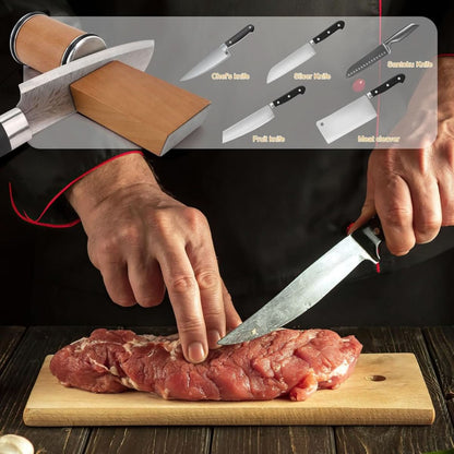 Sharpedge Pro – Diamond-Coated Knife Sharpener with Roll Mechanism for Effortless Precision