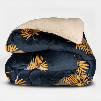 Sherpa Blanket with Quilted Core