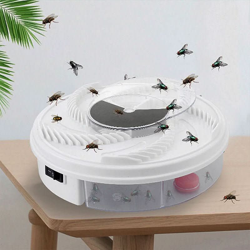 SILENT FLY trap – Indoor & Outdoor Fruit Fly Catcher with Silent Operation