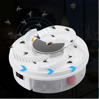 SILENT FLY trap – Indoor & Outdoor Fruit Fly Catcher with Silent Operation