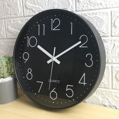 SILENTICK – 12-Inch Silent Non-Ticking Wall Clock for Modern Decor