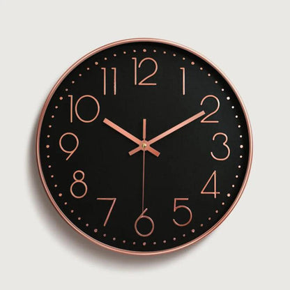 SILENTICK – 12-Inch Silent Non-Ticking Wall Clock for Modern Decor