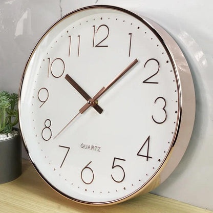 SILENTICK – 12-Inch Silent Non-Ticking Wall Clock for Modern Decor